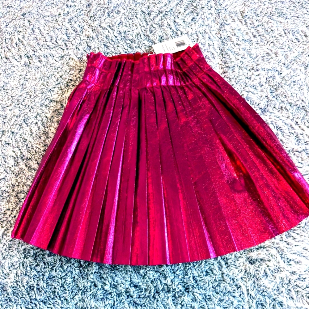 Lola and the boys pink pleated skirt